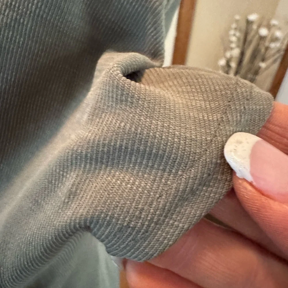 White House Black Market Green Tie Front Short Sleeve Tee size S - Picture 4 of 10